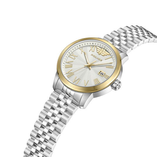 Police PEWJH0021340 Raho Gents Analog Watch With Stainless Steel Bracelet 41mm