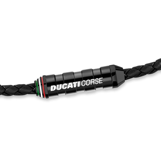 Ducati DTAGB2137212 Magnete Pelle Leather Bracelet