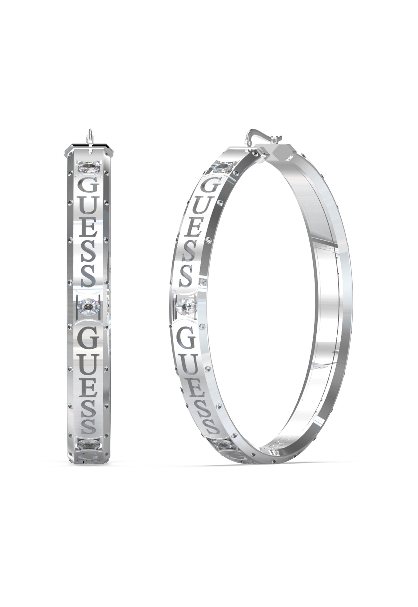 Guess Jewelry - JUBE03114JWRHT/U Ladies silver Earrings