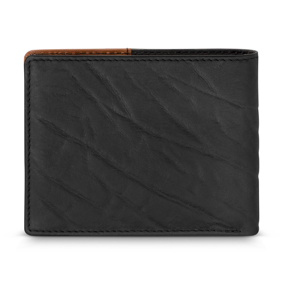 POLICE MEN WALLET GENUINE CALF LEATHER BROWN & BLACK