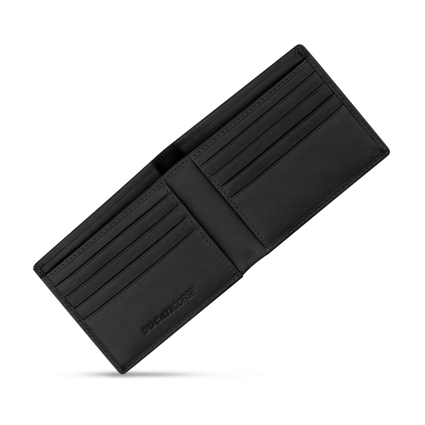Ducati - DTLGW2201101 - BLACK GENUINE LEATHER WALLET