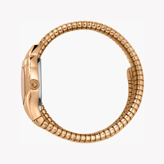 JUST CAVALLI WOMEN'S ROSE GOLD WATCH, ASYMMETRICAL CASE | JC1L168M0055