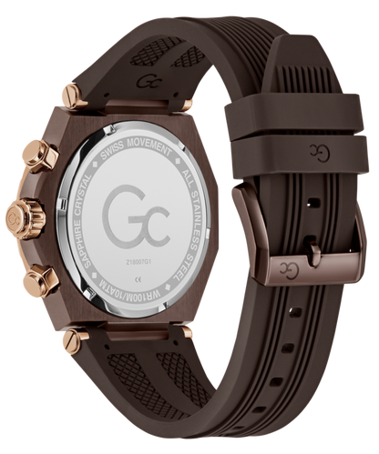 Gc Legacy Chrono Silicone Strap Z18007G1