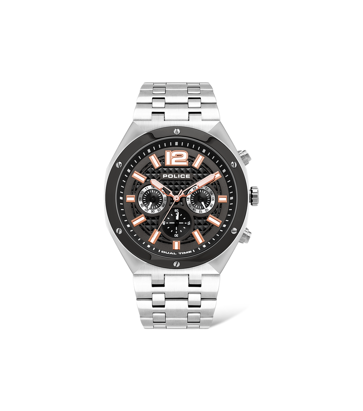 Police Watches kediri Mens Analogue Quartz Watch with Stainless-Steel Bracelet PL.15995JSTBL-61M