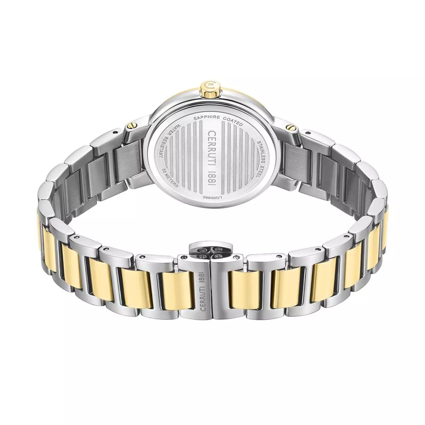 Cerruti 1881 Two-Tone Gold Diamond Watch CIWLG0086504