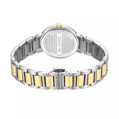 Cerruti 1881 Two-Tone Gold Diamond Watch CIWLG0086504