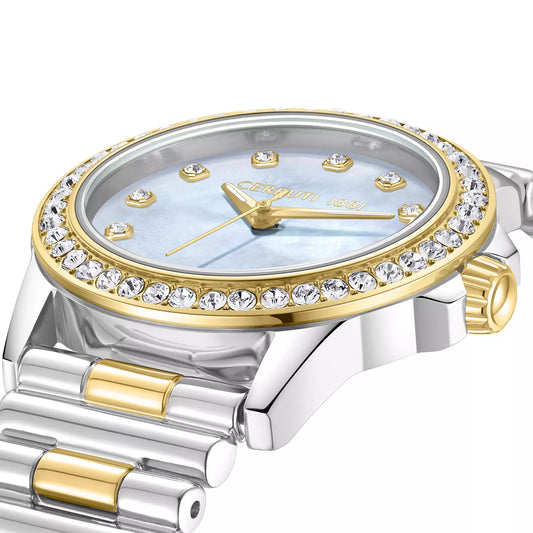 CERRUTI 1881 Ladies Watch Turchino Two Tone Stainless Steel Bracelet