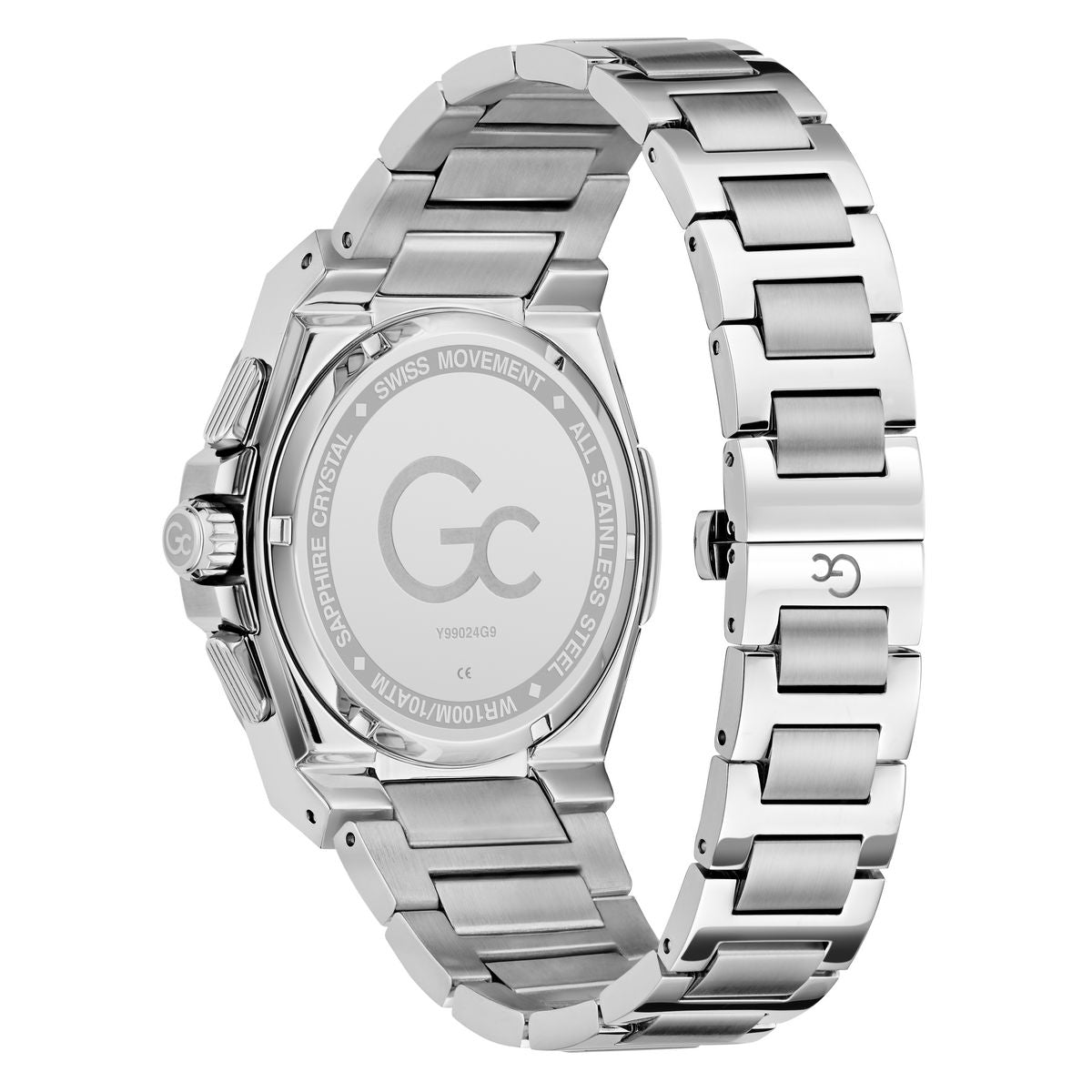 Gc Coussin Shape Chrono Metal Men Y99024G9