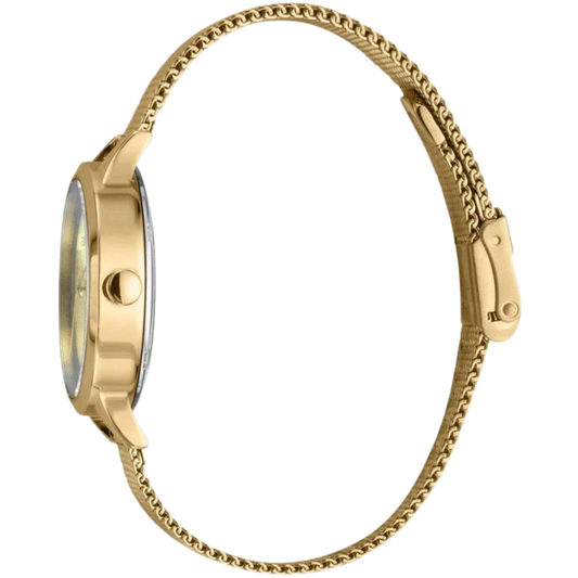 Esprit Women's Gold Dial Gold Steel Mesh ES1L088M0025