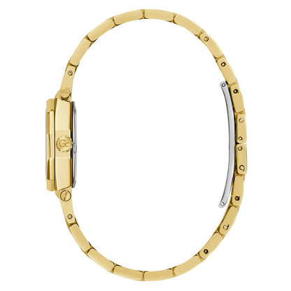 Gc Gleam Mini Small Size Metal Women Watch Yellow Gold Stainless Steel Bracelet Z54005L9