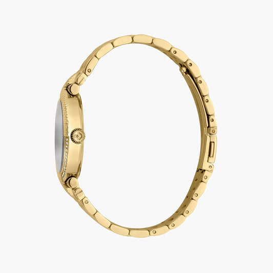Just Cavalli Women's Gold Stainless Steel Watch, White Dial - JC1L105M0085