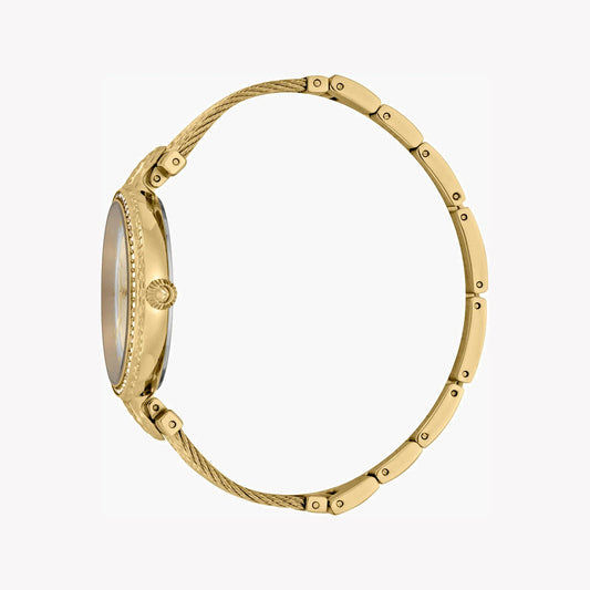JUST CAVALLI WOMEN'S GOLD WATCH, CHAMPAGNE DIAL | JC1L169M0025