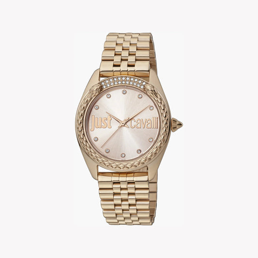 JUST CAVALLI WOMEN'S ROSE GOLD WATCH, ELEGANT DESIGN | JC1L195M0085