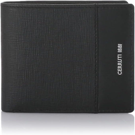 Cerruti 1881 CEPU05981M Genuine Leather Wallet for Men, Black