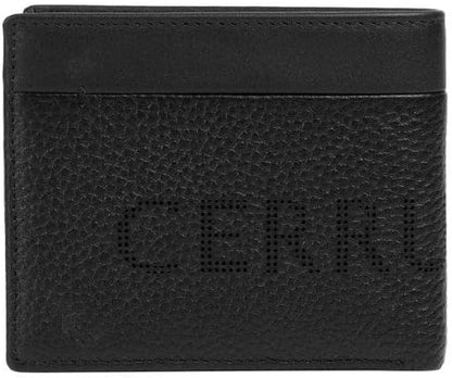 Cerruti 1881 Julian Wallet CEPU05544M Black Calf Leather 11x9 cm