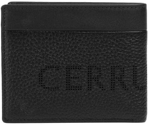 Cerruti 1881 Julian Wallet CEPU05544M Black Calf Leather 11x9 cm