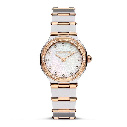 Cerruti 1881 Ladies Watch CIWLG0008501 26mm Silver rose gold