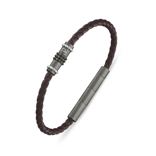 PE RYDER GUN SS PYRAMID PATTERN BROWN LEA BRT PEAGB0036202