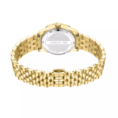 CERRUTI 1881 Ladies Watch Baccio Gold Stainless Steel Bracelet