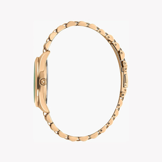 JUST CAVALLI WOMEN'S ROSE GOLD WATCH, GREEN DIAL | JC1L210M0165