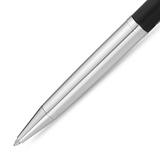Cerruti1881 Ballpoint Pen Silver & Black - NSS221102A