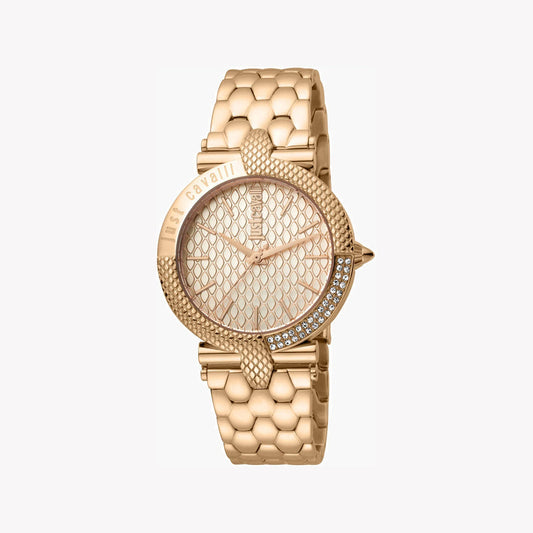 Just Cavalli Women's Rose Gold Watch, Elegant Design - JC1L105M0095