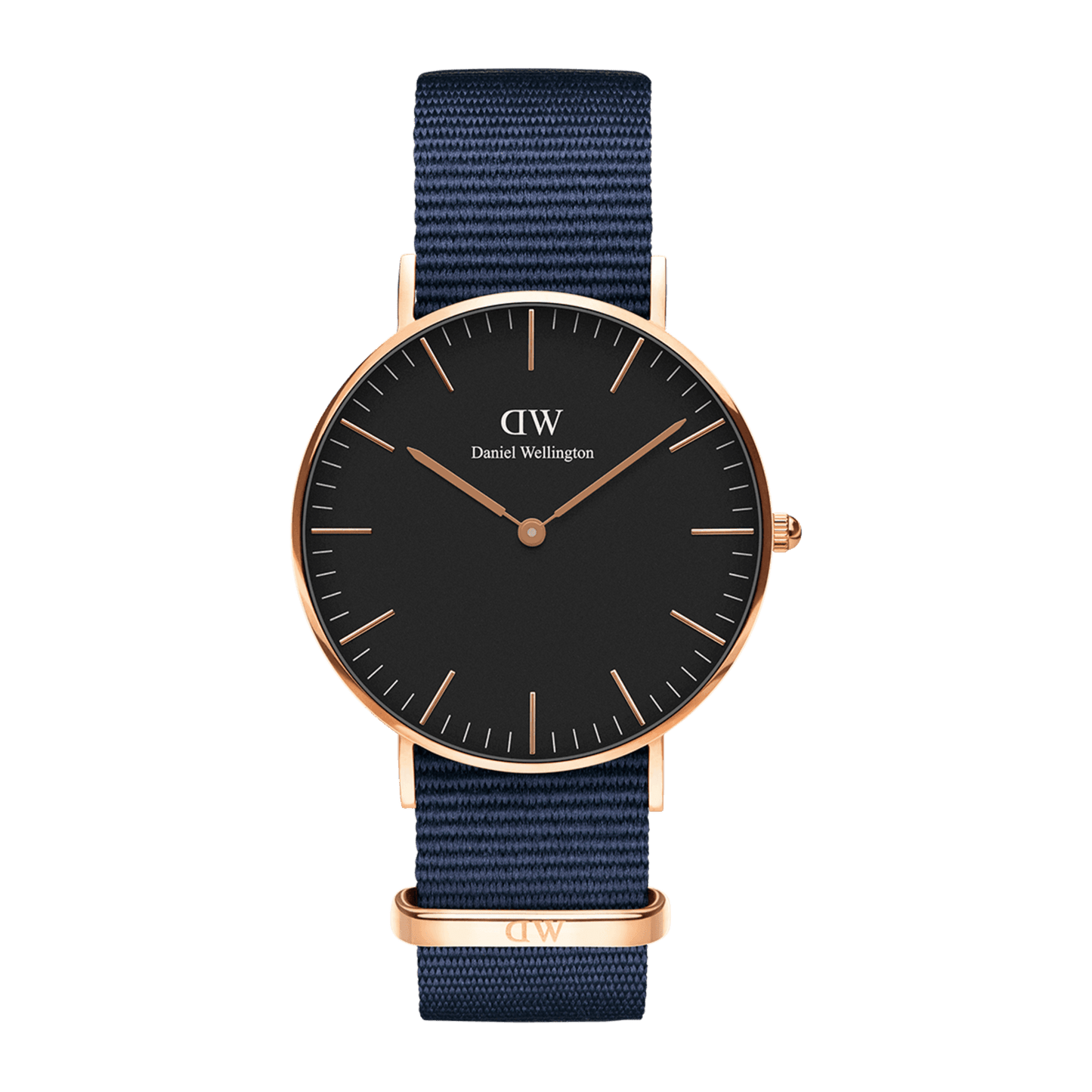 Classic Bayswater Black Rose Gold - DW00100281