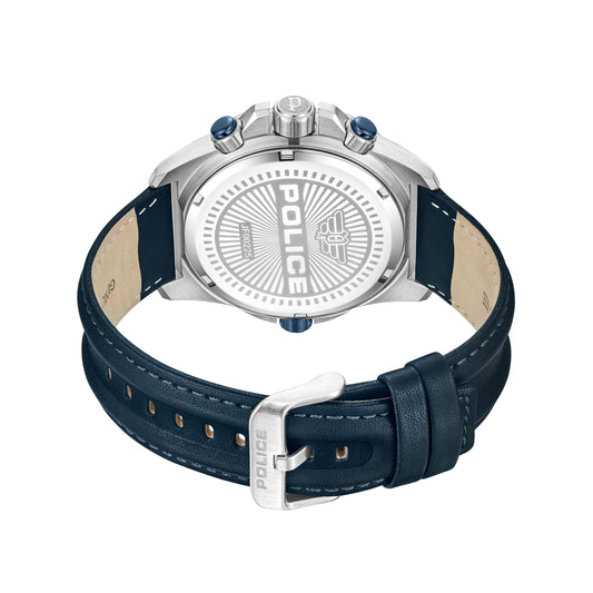 Police watches electrical Mens Analogue Quartz Watch with Leather bracelet PEWJF0022503