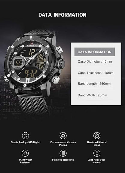 Naviforce Watch Men NF9172-BK