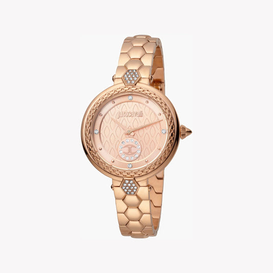 JUST CAVALLI WOMEN'S ROSE GOLD WATCH, ELEGANT DIAL | JC1L128M0085