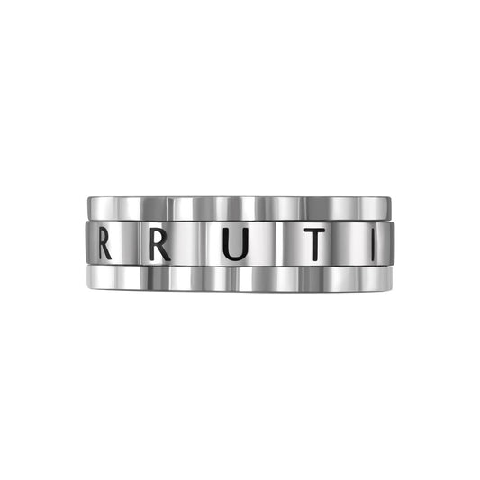 Cerruti 1881 Fluted Steel Ring (Plain) CIAGF0015704