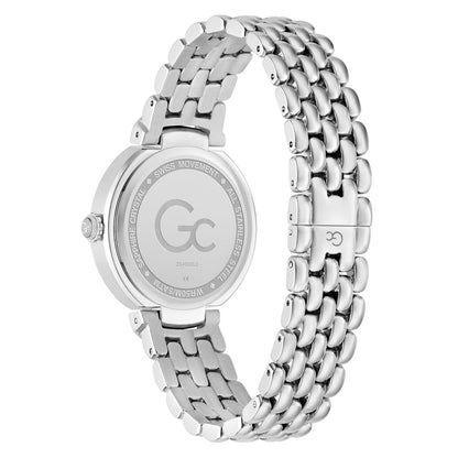Gc Allure Mid Size Metal Women Watch Silver Stainless Steel Bracelet Z64003L3