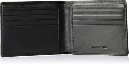 Cerruti 1881 Men's Wallet - CEPU05431M - MAT Black 100% Calf Leather