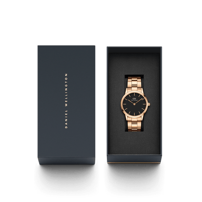 Iconic Link Black Rose Gold - DW00600344