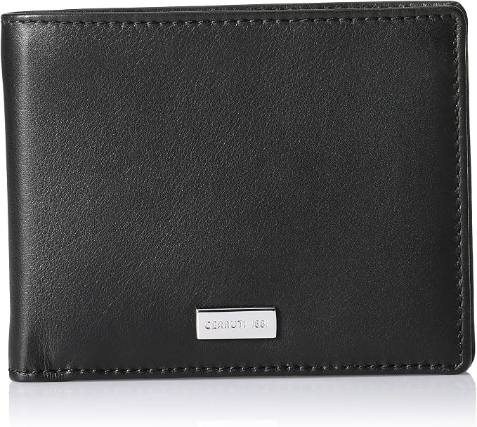 Cerruti 1881 Men's Wallet - CEPU05431M - MAT Black 100% Calf Leather