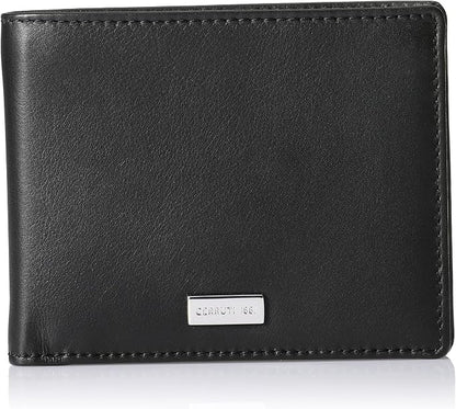 Cerruti 1881 Men's Wallet - CEPU05431M - MAT Black 100% Calf Leather