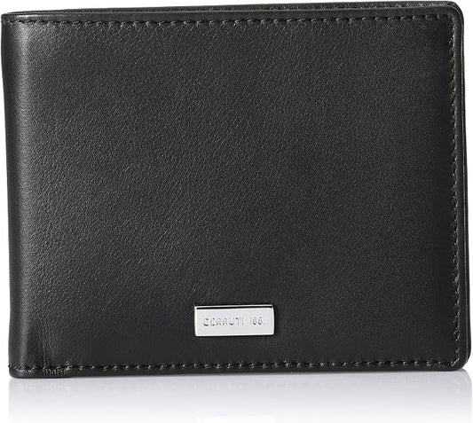 Cerruti 1881 Men's Wallet - CEPU05431M - MAT Black 100% Calf Leather