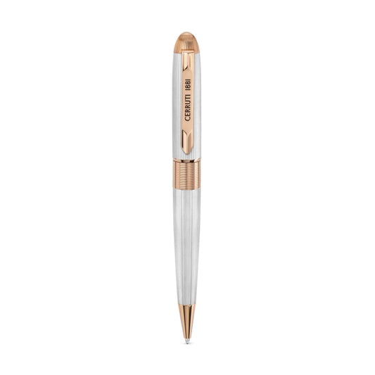 Cerruti1881 Ballpoint Pen Silver &  Rose Gold NSS220502B