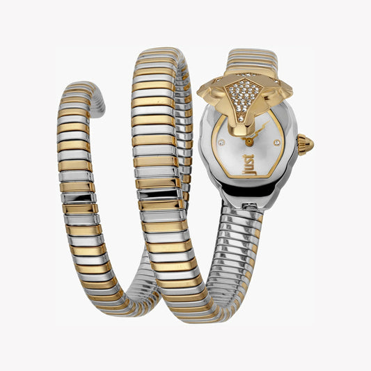 Just Cavalli Women's Silver & Gold Watch - JC1L073M0045