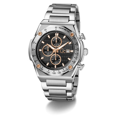 Gc Idol Sport Chrono Metal Men Watch Silver Stainless Steel Bracelet Z68002G2