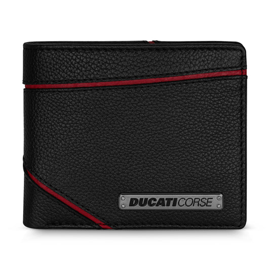 Ducati - DTLGW2200702 - BLACK GENUINE LEATHER WALLET
