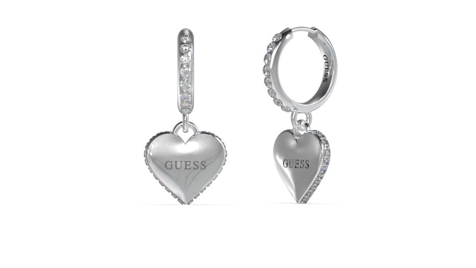 Guess Jewelry - JUBE02236JWRHT/U Dangle Earrings Silver For Ladies