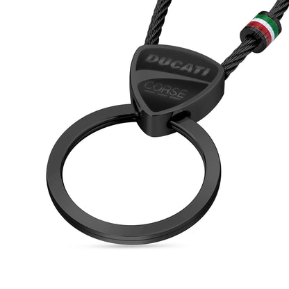 Ducati DTAGK2137503 Scudetto IP Black Keyring