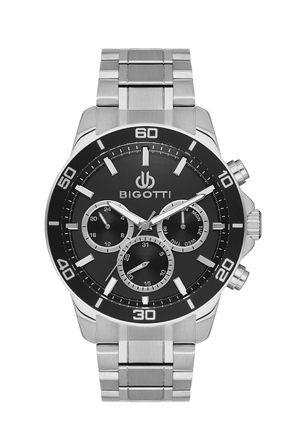 BIGOTTI MILANO Men's Silver Stainless Steel Watch - BG.1.10503-2