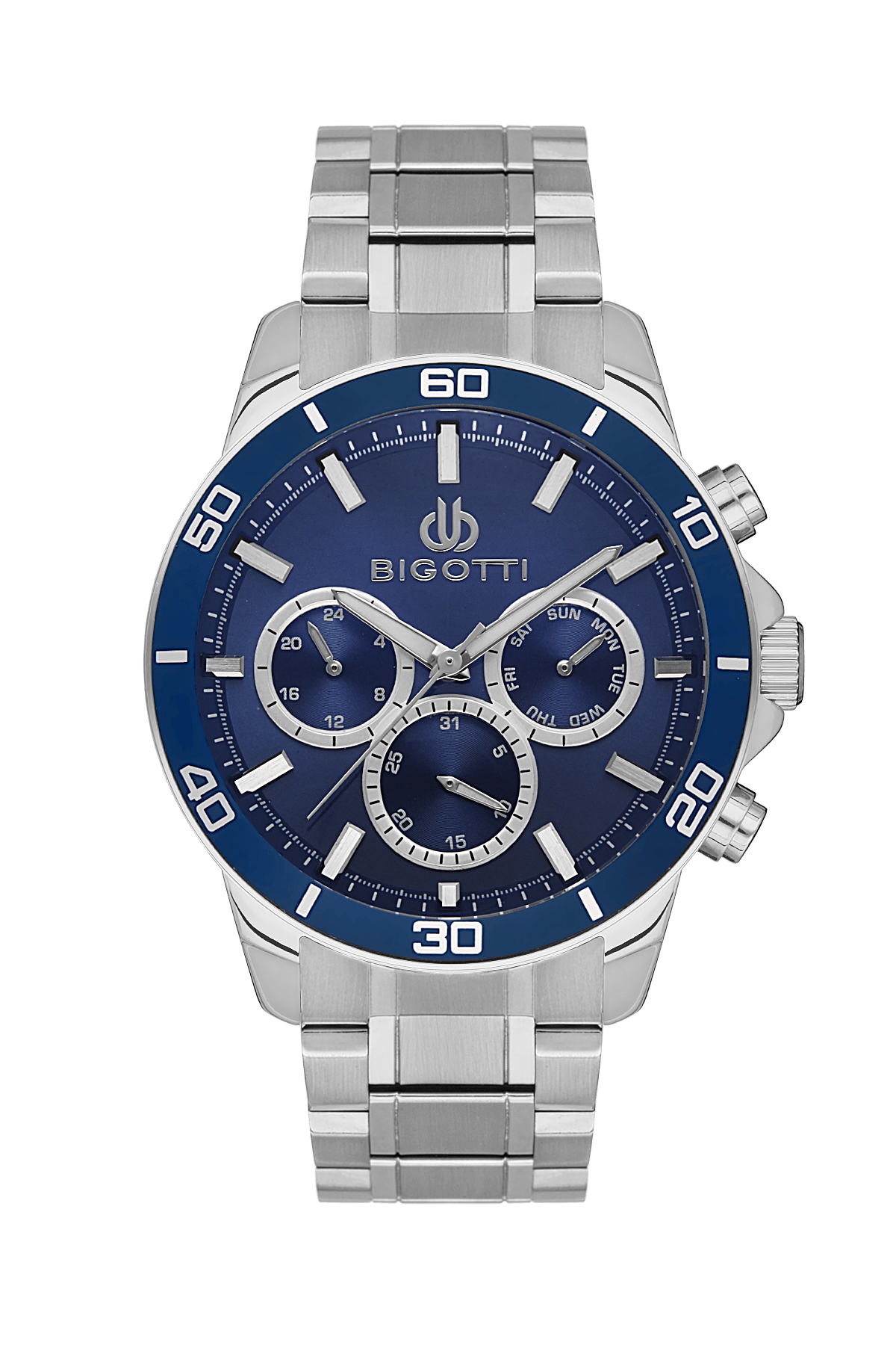 BIGOTTI MILANO Men's Silver Stainless Steel Watch - BG.1.10503-3