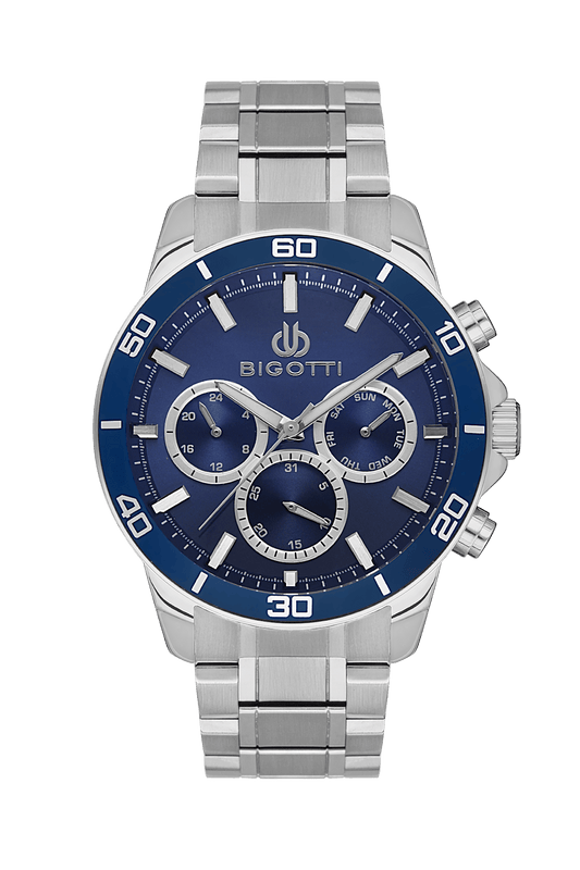 BIGOTTI MILANO Men's Silver Stainless Steel Watch - BG.1.10503-3