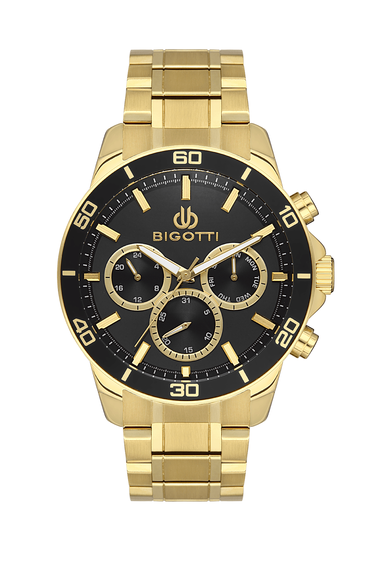 BIGOTTI MILANO Men's Gold Stainless Steel Watch - BG.1.10503-4