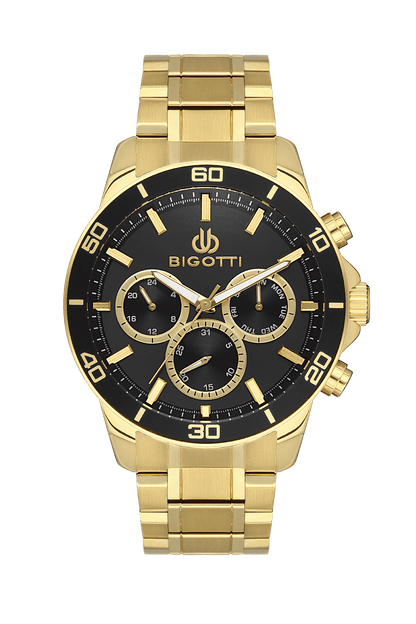 BIGOTTI MILANO Men's Gold Stainless Steel Watch - BG.1.10503-4