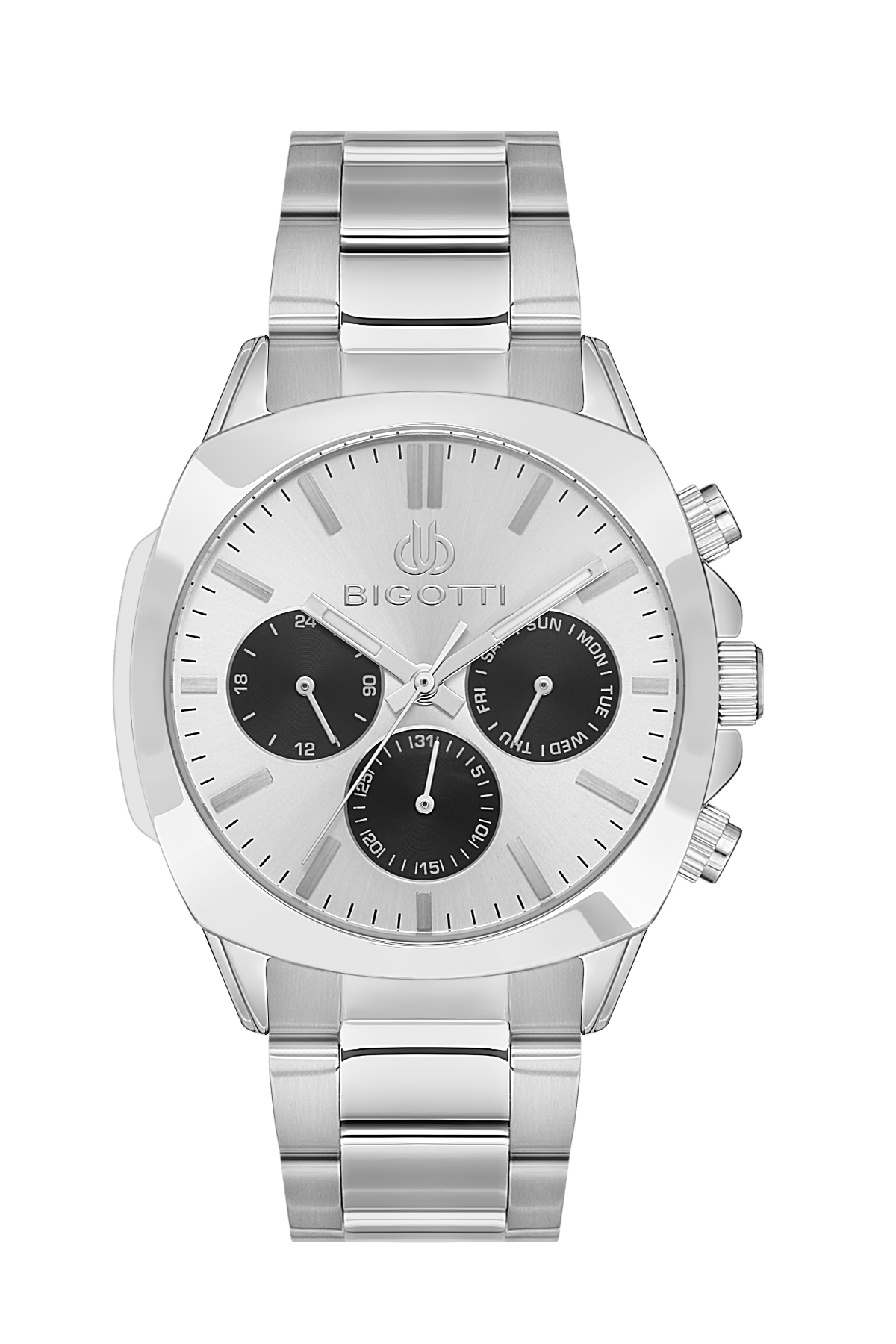BIGOTTI MILANO Men's Silver Stainless Steel Watch - BG.1.10505-1
