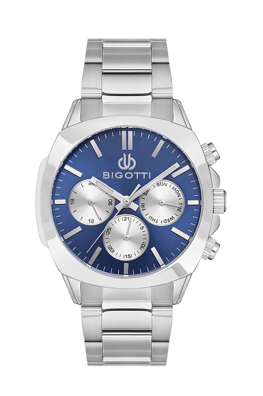 BIGOTTI MILANO Men's Silver Stainless Steel Watch - BG.1.10505-3